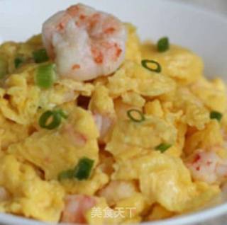 Scrambled Eggs with Shrimp recipe