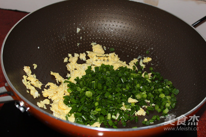 Scrambled Eggs with Scallions recipe