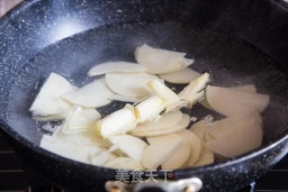 Steamed Bamboo Shoots with Bacon and Green Beans recipe