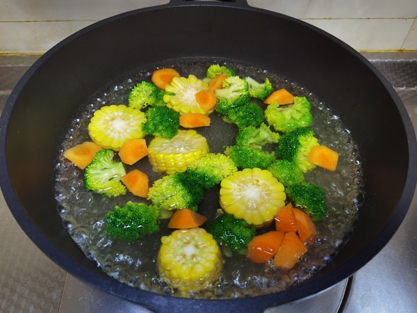 Broccoli Corn Grilled Chicken Breast recipe