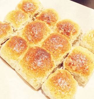 Peanut Butter Heart Coconut Bun recipe