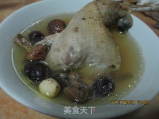 Red Mushroom Stewed Chicken Soup recipe