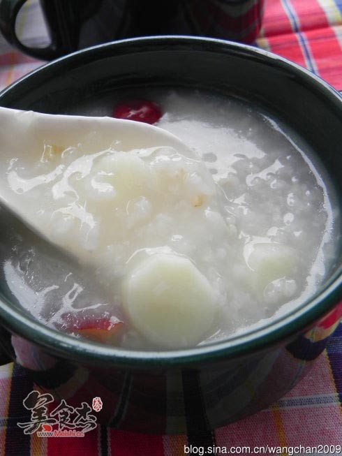 Red Dates, Yam and Brown Rice Porridge recipe