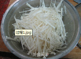 Cold Japanese Style Enoki Mushroom recipe