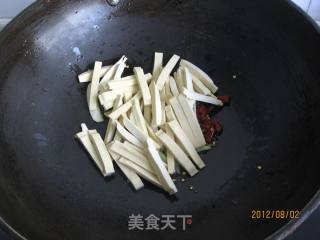 Dried Tofu with Mushroom Sauce recipe