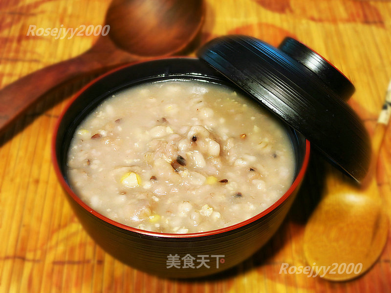 Black Rice Barley Wheat Porridge