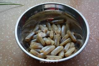 Scallion Razor Clams recipe