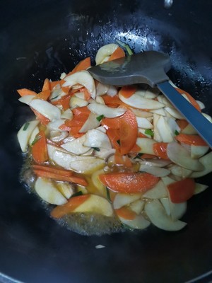 Stir-fried Pleurotus Eryngii recipe