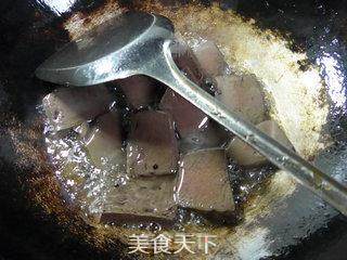 Stir-fried Goose Blood with Leek recipe
