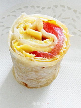 Cheese and Egg Hand Roll recipe