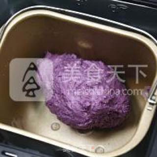 How to Make Bread with A Bread Machine (one-touch Purple Sweet Potato Bread) recipe
