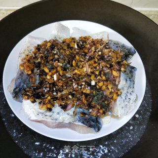 Steamed Carp in Black Bean Sauce recipe