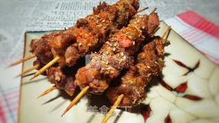 Cumin Spicy Lamb Skewers recipe