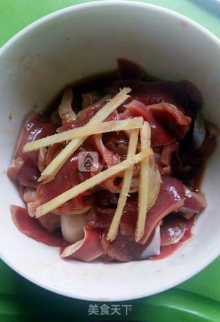 Stir Fried Duck Gizzards recipe