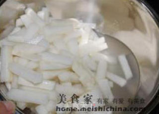 Lime Sweet and Sour Radish recipe
