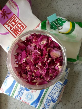 Coconut and Rose Flower Milk Recipe recipe