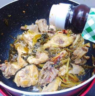 Fried Chicken with Sauerkraut recipe