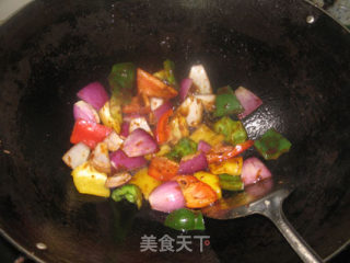 Stir-fried Sirloin Beef with Bell Pepper and Black Pepper recipe