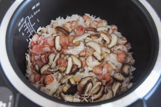 Braised Rice with Mushroom and Sausage recipe