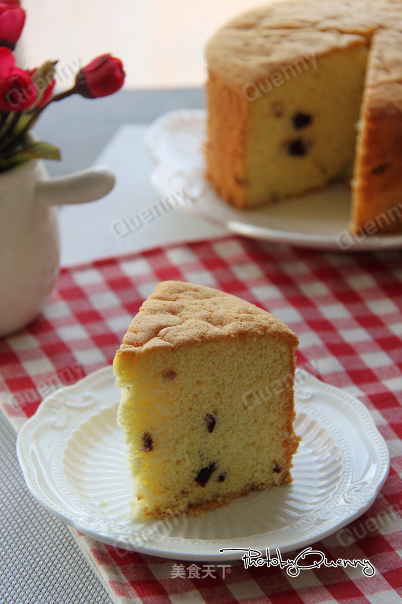 Oil-free Cranberry Sponge Cake recipe