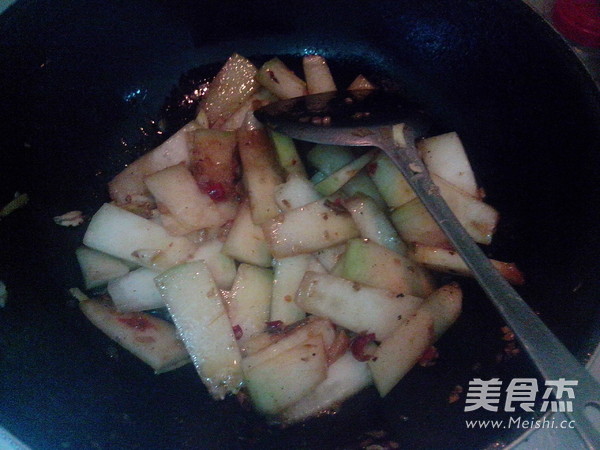 Roasted Winter Melon with Minced Meat recipe