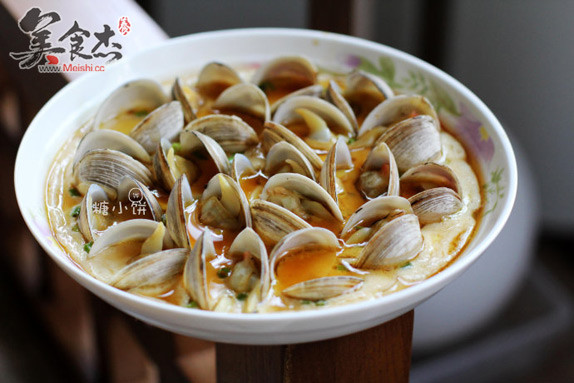 Clams Steamed Egg recipe