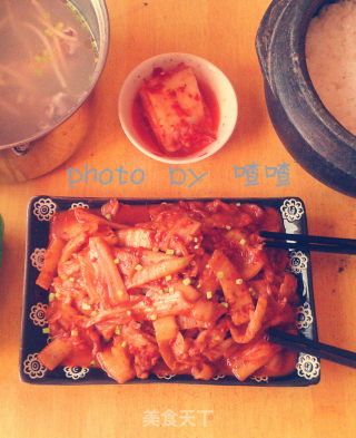 Li's Spicy Cabbage Pork Belly 배추김치삼겹살볶음 recipe