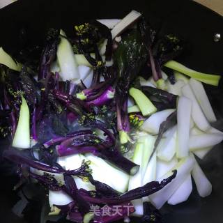 Fried Seaweed with Garlic recipe