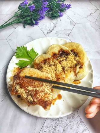 Pan-fried Glutinous Rice Cake recipe