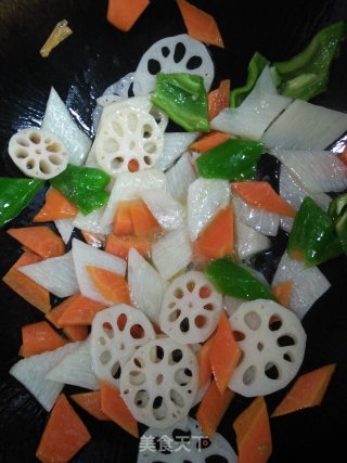 Four Fresh Vegetables recipe
