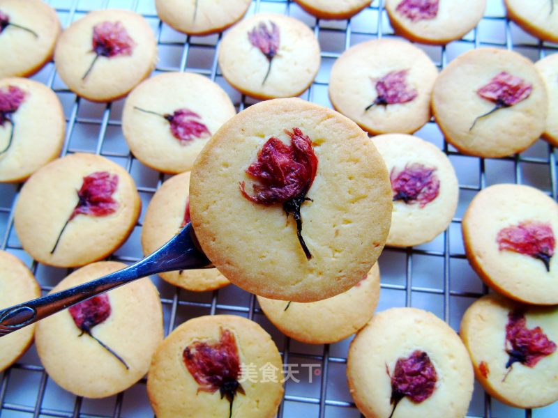 # Fourth Baking Contest and is Love to Eat Festival# Salted Cherry Blossom Biscuits