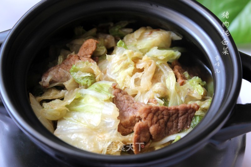 #trust之美#pork Stewed Cabbage recipe