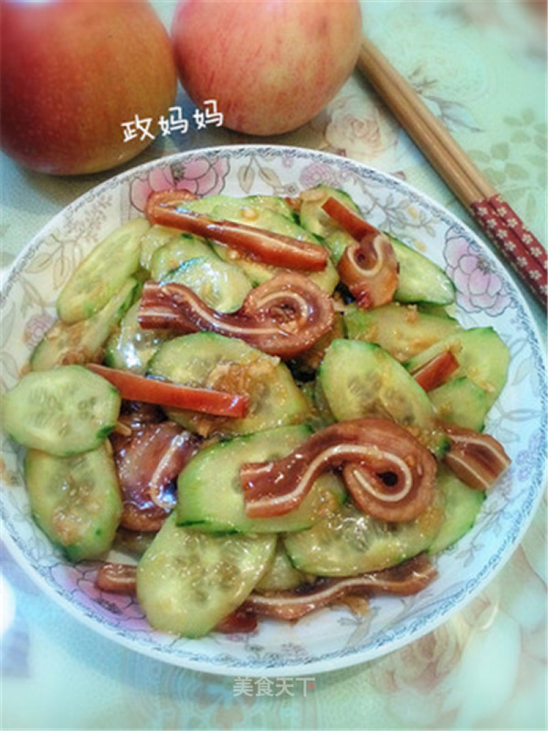 Pork Ears Mixed with Cucumber recipe