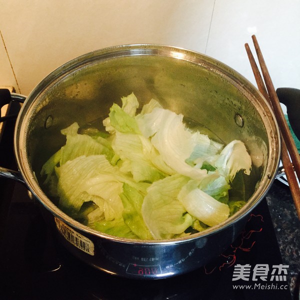 Lettuce Wanton Noodles recipe