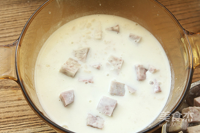 Milk Oatmeal Taro recipe