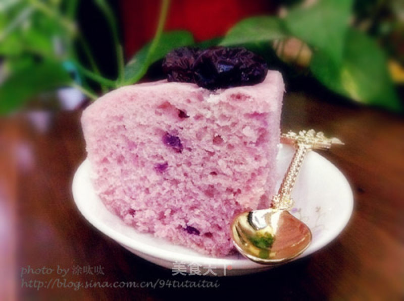 Purple Sweet Potato Cake recipe