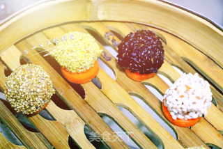 Four-color Pearl Shrimp Balls Baby Food Supplement, Good-looking and Delicious recipe