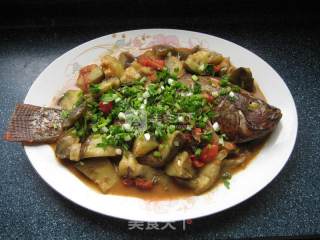 Tilapia Stewed Eggplant recipe