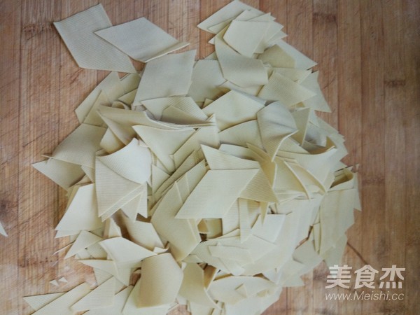 Dried Tofu with Hot Peppers recipe