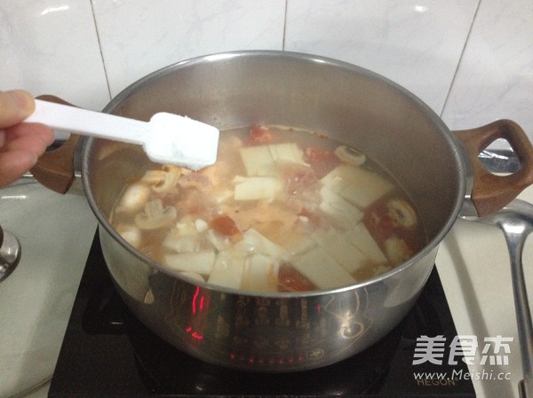 Tofu and Shrimp in One Pot recipe