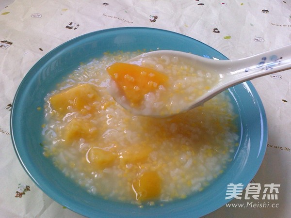 Sweet Potato Porridge with Corn Grits recipe