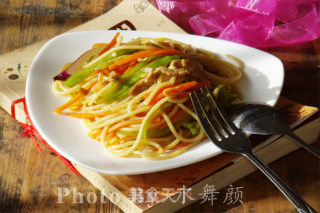 Stir-fried Spaghetti recipe