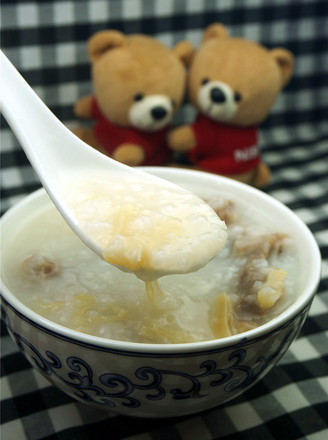 Salty Pork Ribs Congee recipe