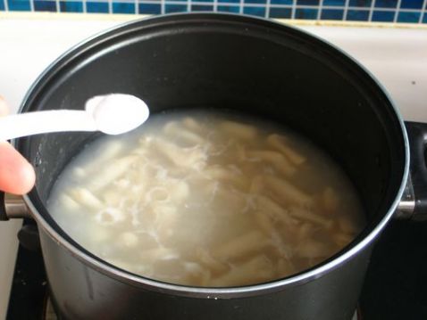 Seafood Mushroom Chicken Congee recipe