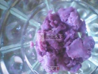 Purple Sweet Potato Milk Tea with Sago recipe