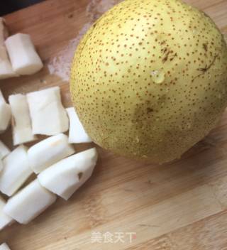 "runzao Good Soup" Perfume Pear Yam Soup recipe