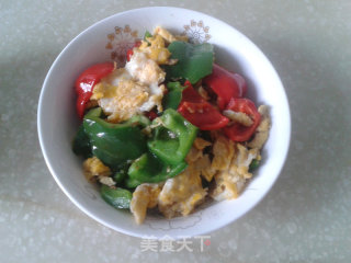 Two-color Chili Scrambled Eggs recipe