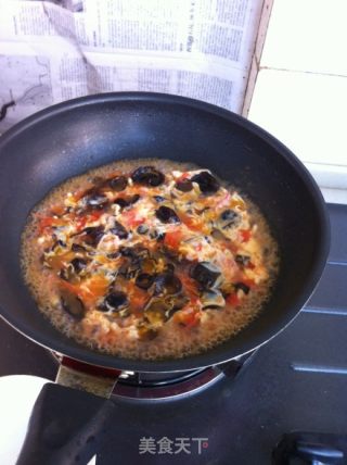 Tomato and Fungus Egg Soup recipe