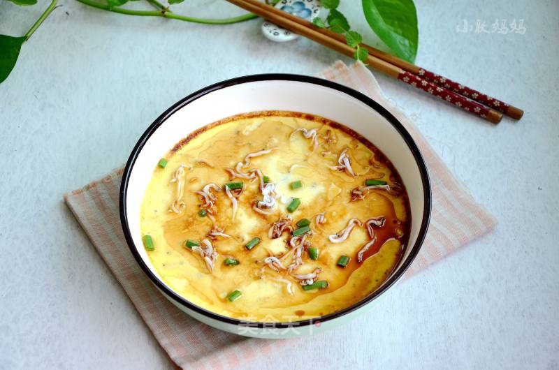 Whitebait Steamed Egg recipe