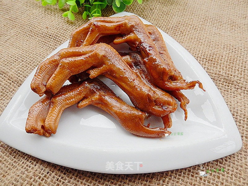 Braised Duck Feet recipe